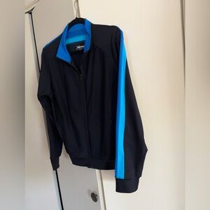Xersion Men's Jacket in Black with Blue Highlights